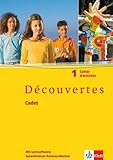Découvertes Cadet 1: Cahier d'activités mit Lernsoftware Sprachtrainer Kommunikation 1. Lernjahr: Französisch als 2. Fremdsprache. Baden-Württemberg