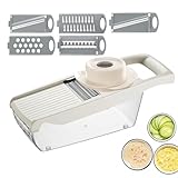 Verstellbarer Lebensmittel-Chopper: Küchenschneider mit manuellem Schutz für sicheres Schneiden | Romisco Käse, Tomatenschneider, Multifunktions-Gemüseschneider für Karotten, Kartoffeln u