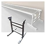 HTDRE Höhenverstellbarer Rollenständer – Leichte Förderband-Stützbeine für Flexible Werkstatt und Tischkreissäge – Hohe Stabilität und vielseitige Höhenverstellung