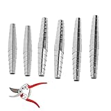 6 Stücke Feder für Gartenschere,Edelstahl Metall Silber Gartenschere Feder Ersatz,Flexibel Universal Spiral Puffer Federn,für Reparatur Baumscheren,Astscheren(6cm,7cm,8cm)