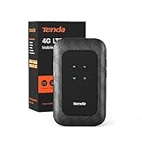 Tenda 4G180 Mobiler WLAN Router (4G/LTE bis zu 150/Mbit/s Download, 50Mbit/s Upload, Hotspot, Cat.4 Router), 2100mAh, Plug & Play, kompatibel mit Allen europäischen SIM Karten