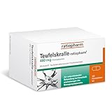 Teufelskralle-ratiopharm 480 mg: Natürliche Hilfe gegen Gelenkschmerzen (z.B. bei Arthrose und Arthritis), 100 Filmtabletten