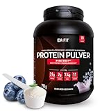 Protein Pulver Heidelbeere 750g - Premium Eiweiss protein pulver für Muskelaufbau - Whey Protein Isolate - Protein Pulver mit Shaker Empfehlung - für Shaker Protein & Fitness - EAFIT