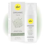 pjur ORGANIC Care (50ml) – Regenerierende Creme für den Intimbereich – Ideal nach Rasur oder Reibung – Intimpflege Damen – Feuchtigkeitsspendend