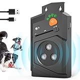 Honey Paws Antibell Ultraschall Gerät Hunde – Auto Anti Bell Gerät Hunde mit 3 Modi, Hund bellen stoppen, Ultraschall Hundeabwehr wasserdicht, Reichweite 15m, USB aufladbar Bellstopp
