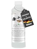 PURIVITA Ultraschallreiniger - sehr ergiebiges Konzentrat - reinigt Brillen, Schmuck, Zahnersatz, etc. - für Ultraschallgeräte & Ultraschallbad - Ultrasonic Cleaner - 500 ml