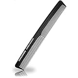Charlemagne Bruchfester Carbon Haarkamm Herren – Antistatischer Haarschneidekamm – Friseur Kamm zum Haare Schneiden – Kamm Männer