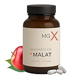 MGX Magnesium Malat Kapseln 2250mg Hochdosiert - Magnesiummalat ohne Zusätze - Magnesiumpräparate ohne Tabletten - Magnesium Malate Kapseln hochdosiert