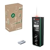 Bosch Laser-Entfernungsmesser Zamo der 4 Generation (einfaches und präzises Messen bis 25 m, Akkus über USB-C aufladbar, mit Adapterschnittstelle, im E-Commerce Karton)