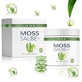 100g Moos Creme Plus, Anti-Falten Gesichtscreme mit Soforteffekt, Aktiv Hautreparatur & Feuchtigkeitspflege, Testsieger Anti-Aging Creme für straffere Haut