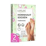 Hornhaut Socken Fußmaske Hornhaut Entfernung Fussmaske Hornhautentfernung Hornhautentferner Socken Hornhaut entfernen Fußpeeling Baby Foot Fuss Hornhautsocken (bis Gr. 43 einschliesslich) Maske 2Paar