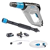 GLORIA MultiJet 18V Set - Akku-Sprühsystem | Nutzbar als Reiniger, Schaumpistole, Pflanzenschutz-Sprüher, Oberflächenbürste | Max. 24,9 bar, 3 Druckstufen, 4-in-1 Düse | Inkl. 18V BOSCH Akku