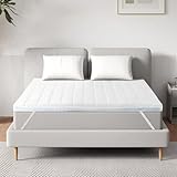 EGO HOME Matratzen Topper 90x200, 7cm Höhe Matratzentopper aus Schaumstoff von 7 Zonen Schneiden, Öko-TEX Zertifiziert, 90x200cm Matratzenauflage für Boxspringbett Matratzen Schlafsofa