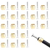 BH90 Scheibenbremse Olive und Pin – 20 Set Olivenverbinder & Einsätze für Shimano, Hydraulische Fahrradbremsleitung Reparatur Kit, Ölanschluss-Entlüftung Zubehör für MTB Scheibenbremsen