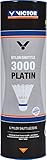VICTOR Ball Shuttle 3000-Schnell Badminton-nylonball, Blau/Weiß, 6er Dose