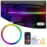 GPJYD Acryl Auto LED Innenbeleuchtung, RGB...