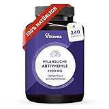 Aktivkohle Tabletten - 2000 mg - 240 Tabletten - 100% Natürlich - Aktivkohle aus Kokosnuss - Vitavea