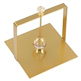 Papierserviettenhalter Vintage Serviettenhalter Tissuerregal Eisen Dekoration Outdoor Speicher (Golden)