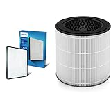 Philips Domestic Appliances Series 2000 NanoProtect-Filter – Aktivkohlefilter mit 24 Monaten Nutzungsdauer, entfernt Keime, Weiß & FY0293/30 Ersatzfilter für Luftreiniger, kompatibel mit AC0830/10