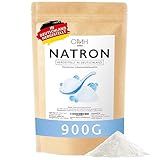 Natron Pulver 900g (0,9kg) Lebensmittelqualität Backpulver Baking Soda Deutsche Herstellung hochrein