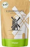 BIO Kurkuma Pulver gemahlen 1000 g / 1 kg | Kurkumapulver - Curcuma - Curcumin | 100% naturrein | Rohkostqualität | aus Indien von bioKontor