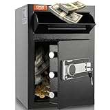 VEVOR 2,5 L Einwurftresor, Deposittresor mit Drop-Slot,...