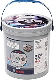 Bosch 100x PRO Stainless Steel and Metal gebundene Long Life Trennscheibe (für Stahl, Edelstahl, Ø 125 mm, Professional Zubehör Kleiner Winkelschleifer)