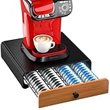 64 Kapsel kapselhalter für Tassimo Kapselschublade Schublade, Metall Kaffeekapselhalter Kapselspender Ständer Kaffee Kapselständer Schubladenablage Stapelständer