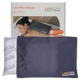 Physiotherm® LAVAcare Wärmekissen Klassik • Lava-Kissen mit Lavasand zur Entspannung • Als Wärme- & Kühlkissen geeignet • In Mikrowelle oder Backofen aufwärmen • Bezug aus 100% Baumwolle