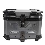 Fabater Robuster Motorrad-Heckkasten mit Sicherem Verschlusssystem und Hervorragender Dichtungsleistung für Langstreckenfahrer, Schwarz, 45 L