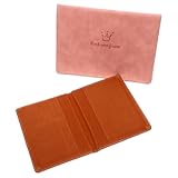 JOINPAYA Geburtsurkunden Schutzhülle Dokumentenhalter Gepolstert Rosa 2 Stück Babyurkunden Organizer Schutzmappe für Reiseurkunden und Impfpass