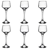 Sherry- / Likörgläser - 80 ml - 6 Stück mit Geschenkverpackung