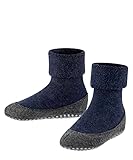 FALKE Unisex Kinder Hausschuh-Socken Cosyshoe Minis K HP weich atmungsaktiv schnelltrocknend rutschhemmende Noppen 1 Paar, Blau (Dark Blue 6680), 21-22