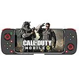 Megadream Wireless Game Controller für iPhone, MFi Bluetooth Mobile Gamepad Joystick für iOS/Android, für iPhone15/14/13 Pro/12/11/Samung Galaxy, OPPO, Oneplus, Huawei, Direct Play (Blcak)