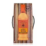 Accentra Duschgel RUM FLAVOR in Flasche inkl. Geschenkbox in Rum-Optik, 400ml, Duft: Rum - nachfüllbar, Orange