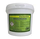 DIACLEANSHOP Waschsoda - 5kg Pulver - calciniertes Soda, Reine Soda, Natriumcarbonat