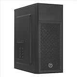 Nuwo Jester J801 Schwarz ATX Gehäuse für Desktop-Office 0.40MM SPCC, Frontnetz USB 3.0 (HxBxL: 415x375x174 mm)