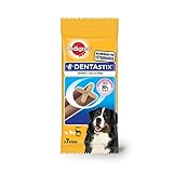 Pedigree Hundesnacks Dentastix Zahnpflegesnacks für große Hunde, (1 x 7 Stück)