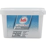 HTH Oxygen 3-in-1 Multi-Funktions Kieselstein 200 g – 3,2 kg | Aktivsauerstoff Multiaction – regelmäßige Desinfektion – ohne Chlor – langsames Auflösen + 10 HPS-Tests 6 in 1