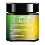 Vitawunder - Shilajit SP Vitality – 25g – mit 500mg pro 1g, Ashwagandha, MSM, OPC, NAC, ALA & C60-Öl – hochdosiert & bioaktiv – 25 Portionen à 1 g – Made in Germany - Für SIE & IHN