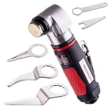 TC TECHNIC - Multicutter Druckluft Ausglaser, Druckluft Werkzeug Windschutzscheibe Stichsäge - Multifunktionswerkzeug Inklusive 3 Klingen, zum Glasschneiden, Gummidichtungen, Klebstoffen, Silikonen