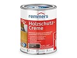 Remmers Holzschutz-Creme 3in1 palisander, 0,75 Liter, tropffreie Holzlasur für aussen, 3facher Holzschutz mit Imprägnierung + Grundierung + Lasur