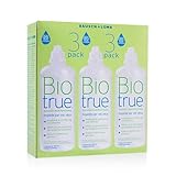 Bausch und Lomb Kontaktlinsenflüssigkeit - Biotrue All-in-One Kombilösung Kontaktlinsen weich mit Schraubverschluss | 3 x 300 ml | 3 Stück (1er Pack)