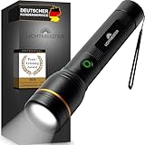 LICHTMEISTER® Taschenlampe (1000 Lumen, 4000 mAh Akku) -...