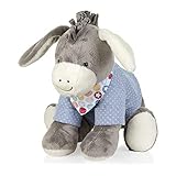 Sterntaler Spieltier Sternchen Emmi, Für Babys ab der Geburt, 37 cm, Grau/Hellblau, 3022000, L