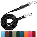 PETCOOZ Hundeleine 3 m Verstellbare Schleppleine mit 2...