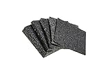 Terrassenpads 90 x 90 mm x 3mm 6mm 8mm 10mm 20mm | Unterleger aus Gummigranulat | Stärke und Menge auswählen (90 x 90 x 10mm Menge: 25 Stück)