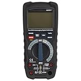 Amazon Basics Digitalmultimeter, Anzeige 6000, IP67, True RMS, CAT IV 600 V, Schwarz (Früher Marke AmazonCommercial)