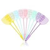 Rovar Fliegenklatsche Fliegenschutz, Mückenschutz 10er Pack mit Abstandshalter für Fliegen, Mücken und Insekten, 44 x 12,5 cm Farblich Sortiert