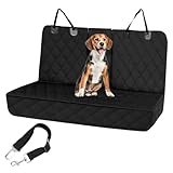 QWORK® Autoschondecke Hund Rücksitz Autoschondecke Hund Rücksitz, langlebiger Autositzbezug, Autositzschutz, Rücksitzbezüge Kindersitzunterlage für alle Autos, Minivans und SUVs
